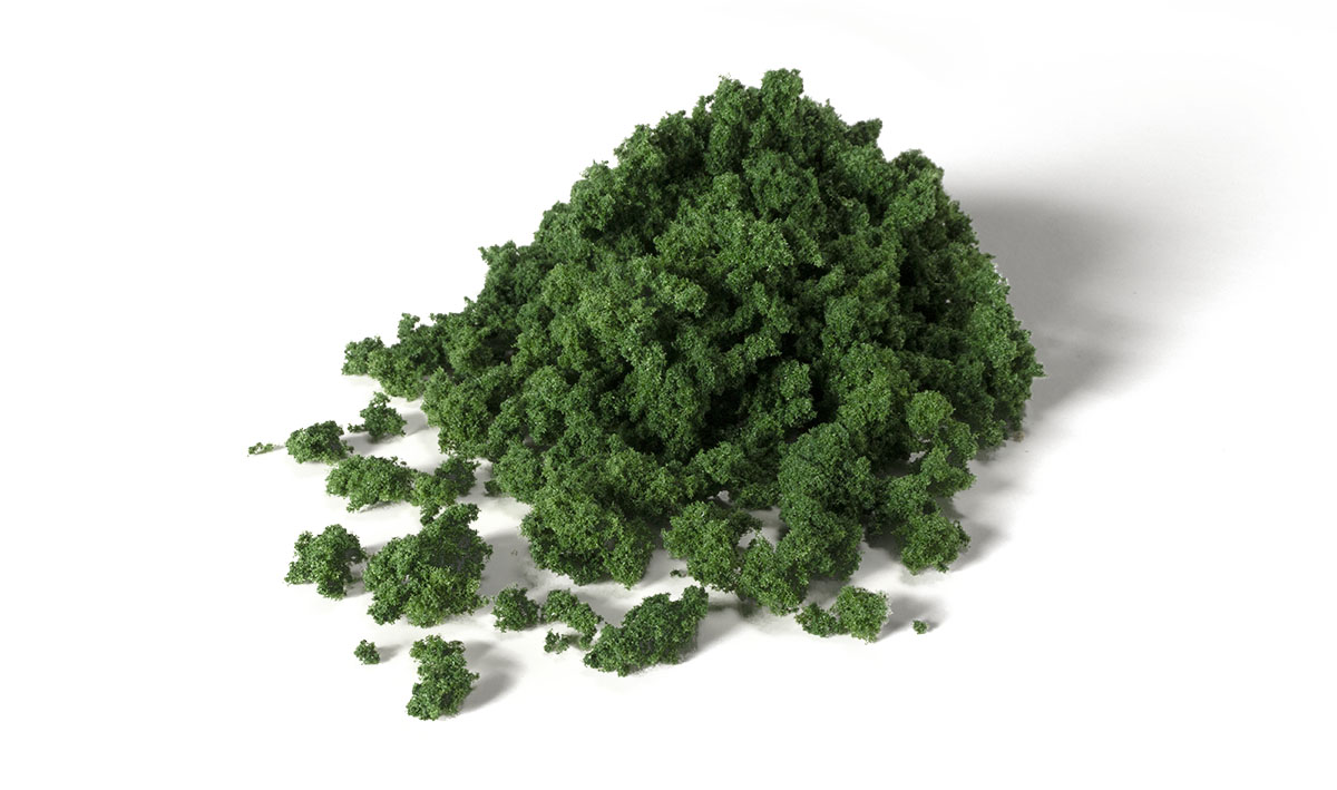 Dark Green Foliage Clumps -  Dark Green Foliage Clumps make it easy to add bushes, shrubbery and trees to your terrain feature, miniature base or gaming boards