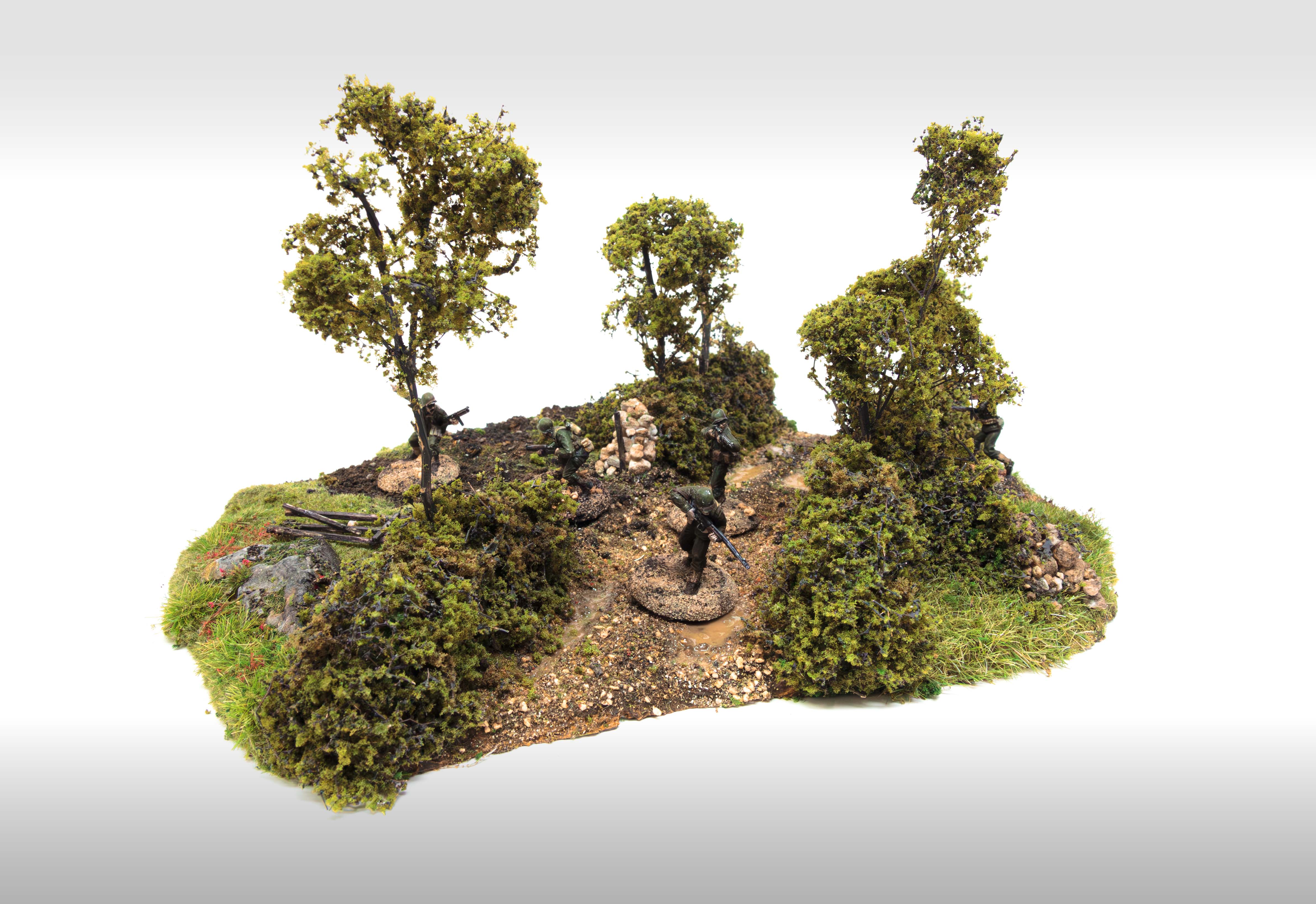 Brambles - Spring -  Spring Brambles are ideal for environments with plenty of moisture on your miniature base or gaming board