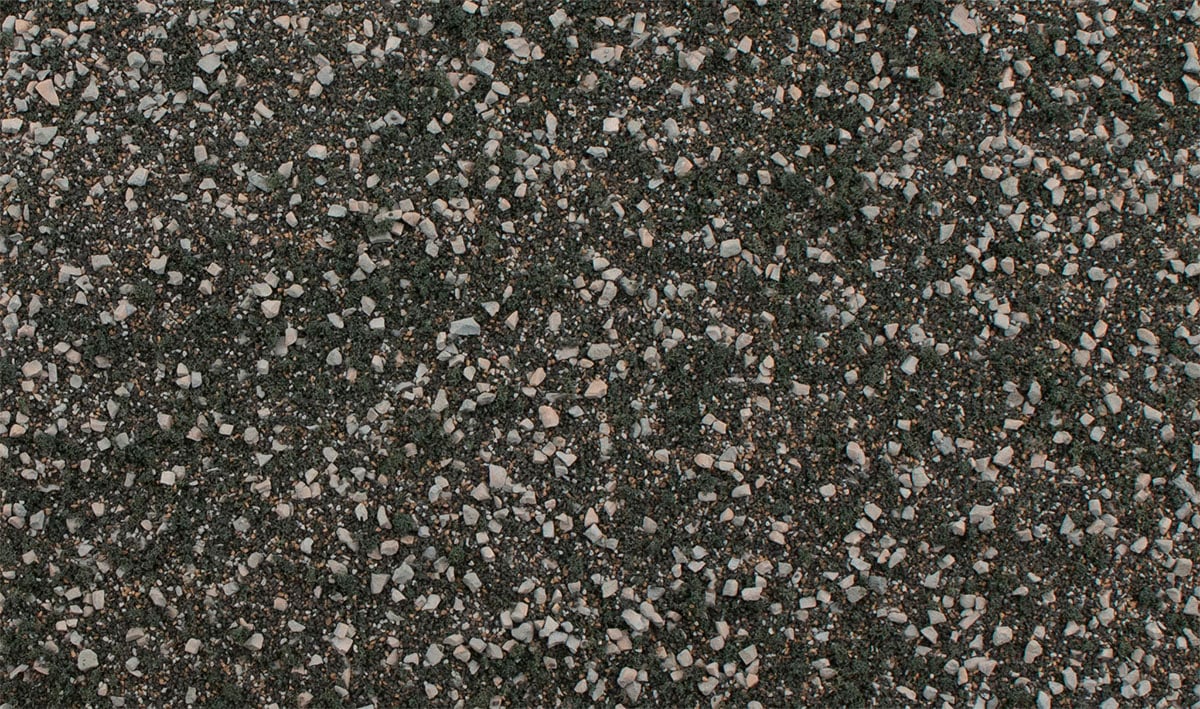 Gravel - White Blend -  Use Gravel to represent loose rocks and turf on your miniature base or gaming board