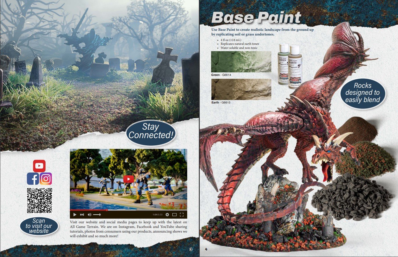 All Game Terrain™ Catalog - This full-color catalog contains all the latest product information for All Game Terrain&trade;